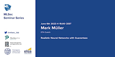 Machine Learning Security Seminar Series - Mark Müller