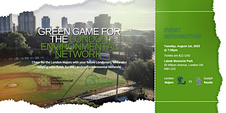 Imagem principal do evento Green Game for the London Environmental Network 2023