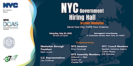 Primaire afbeelding van NYC Government Hiring Hall - May 20