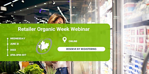 Image principale de Retailer Organic Week Webinar