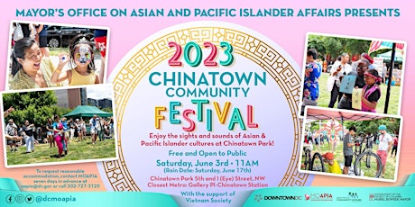 MOAPIA  Presents: Chinatown Community Festival 2023