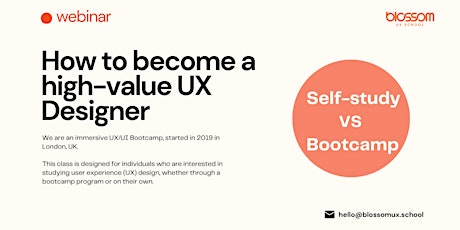 How to become a high-value UX Designer | Self-study VS Bootcamp 