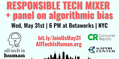 Responsible Tech Mixer + Celebration for BAD INPUT, in-person in NYC!