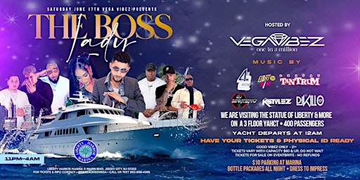 Primaire afbeelding van Vega Vibez "The Boss Lady Yacht Party"