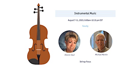 Summer 2023 Online Workshop: Instrumental Music - Strings