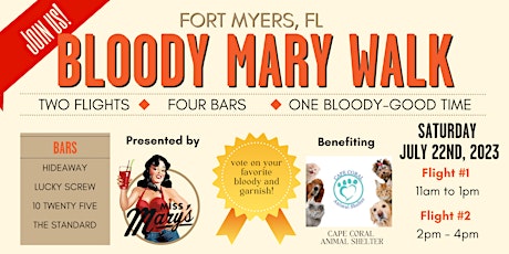 Downtown Fort Myers Bloody Mary Walk 2023