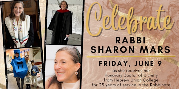 Celebrate Rabbi Sharon Mars!