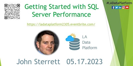 Imagem principal de MAY 2023 - Getting Started with SQL Server Performance by John Sterrett