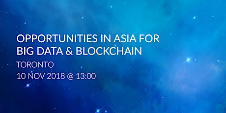 Opportunities in Asia for Big Data and Blockchain primary image