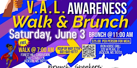 V.A.L. Awareness Walk & Brunch (Vitiligo, Alopecia & Lupus Awareness)