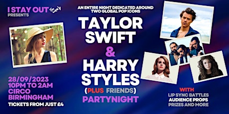 Taylor Swift vs Harry Styles Party Night - Birmingham
