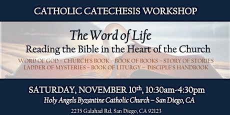 The Word of Life - Reading the Bible in the Heart of the Church (Catholic Catechetical Workshop) primary image