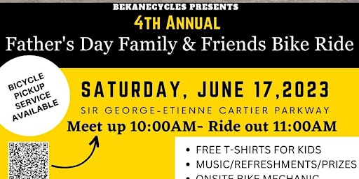 4th Annual Father's Day Family & Friends Bicycle Ride primary image