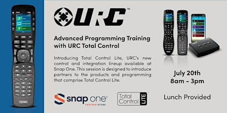 Advanced Programming Training with URC Total Control - Plainview