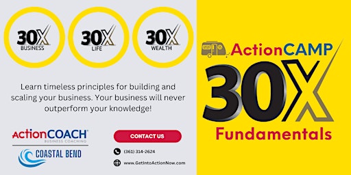 Primaire afbeelding van ActionCAMP 30X Fundamentals - Online Business Education