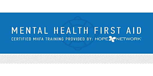 Adult Mental Health First Aid Training (100% Virtual) primary image