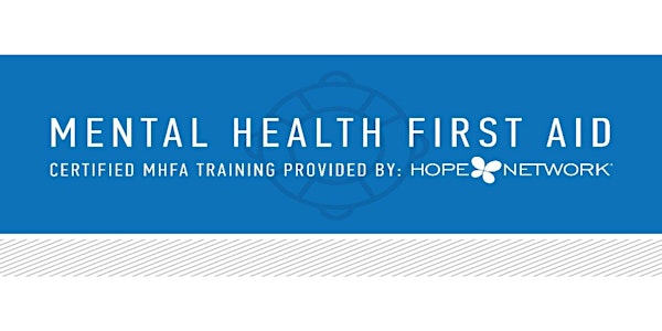 Youth Mental Health First Aid Training (100% Virtual)