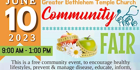 GBTC Fitness Walk, Community Fair & Children's Day Activities