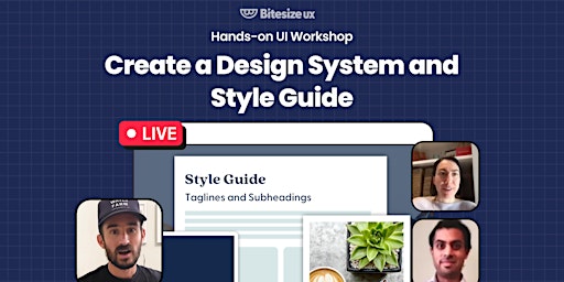 Hands-On UI Workshop: Create a Design System and Style Guide primary image