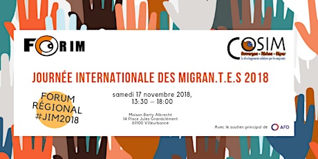 Journée internationale des migran.t.es #JIM2018 -COSIM RHONE-ALPES