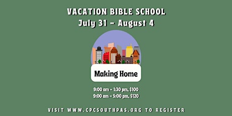 Making Home Vacation Bible School
