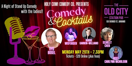 Imagem principal do evento Comedy & Cocktails at the Old City Station Pub - May 29