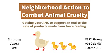 Neighborhood Action to Combat Animal Cruelty