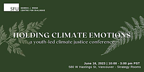 Holding Climate Emotions: A Youth-Led Climate Justice Conference primary image