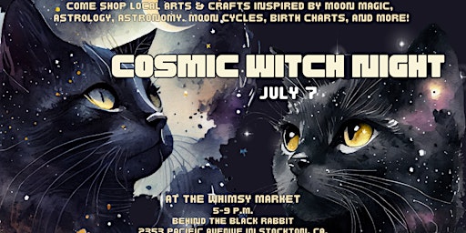 THE WHIMSY MARKET: Cosmic Witch Night primary image