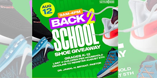 2023 Back to School Shoe Giveaway primary image