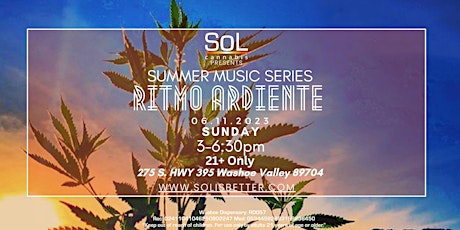 FREE! SoL Sunday Summer Music Series  -  Ritmo Aridente