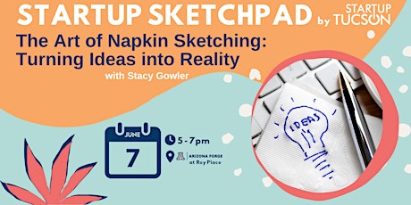 Startup Sketchpad: The Art of Napkin Sketching - Turning Ideas into Reality