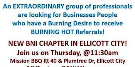 BNI Information Session for newly forming group primary image