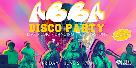DISCO NIGHT LIVE! w/ The ABBAgraphs  ( ABBA Tribute/ 70s/Disco Covers)