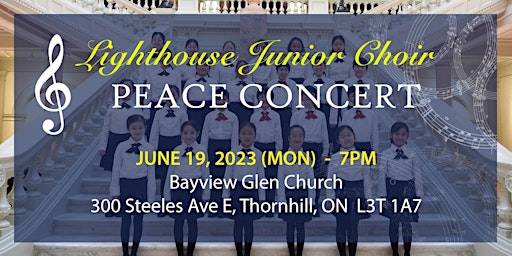 Lighthouse Junior Choir Peace Concert primary image