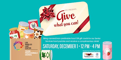 YPC Presents: Give What You Can - Canned Food Drive primary image