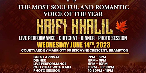 Up & Close with Kaifi Khalil - Exclusive Meet&Greet primary image