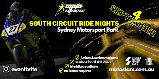 MotoStars Ride Night, Sydney Motorsport Park primary image