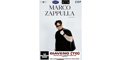 Concerto Live Marco Zappulla