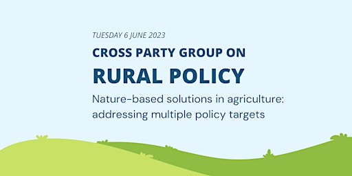 Nature-based solutions in agriculture: addressing multiple policy targets primary image