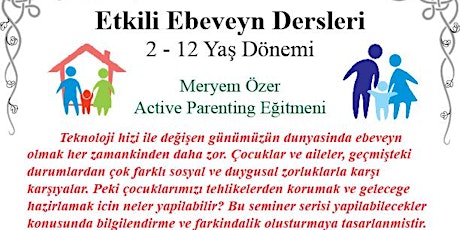 Etkili Ebeveyn Dersleri (2 - 12 Yaş Dönemi) primary image