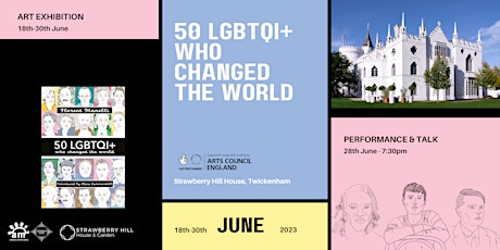 50 LGBTQI+ who changed the world: Exhibition & Talk primary image