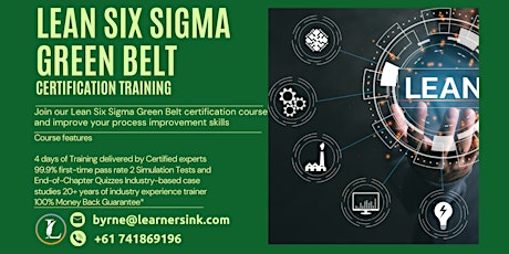 Lean Six Sigma Green Belt Training -Minneapolis, MN