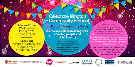 Celebrate Islington - Community Festival primary image