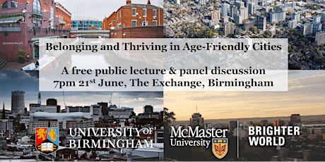 Public Lecture: Belonging and Thriving in Age-Friendly Cities