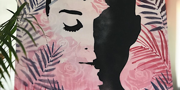Face with Leaves Paint and Sip Brisbane 17/11/18