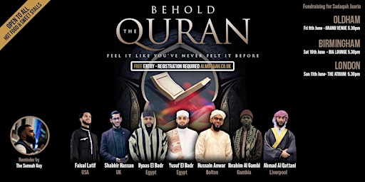 Imagen principal de Behold - The Qur'an - Oldham