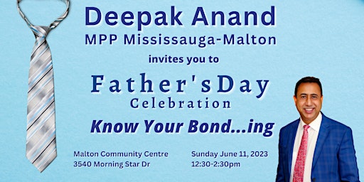 Mississauga-Malton Father's Day Celebration primary image