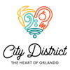 Logotipo da organização City District, an Orlando Main Street
