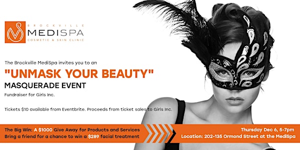  "Unmask Your Beauty" A  Masquerade VIP Event